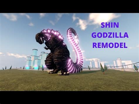 SHIN GODZILLA REMODEL IS HERE Roblox Kaiju Universe YouTube