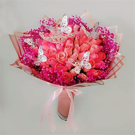 Romantic Flower Bouquet - The Floral Company