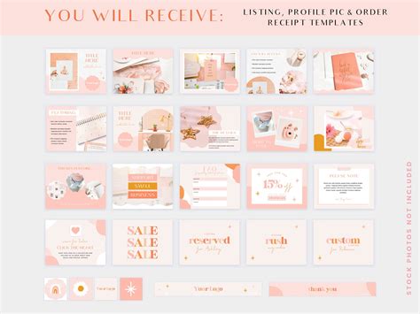 Etsy Banner Shop Kit Canva Templates Etsy Success Seller - Etsy