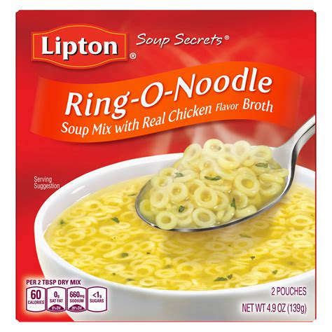 Lipton Soup Secrets Ring-O-Noodle Instant Soup Mix, 4.9 oz - Walmart.com