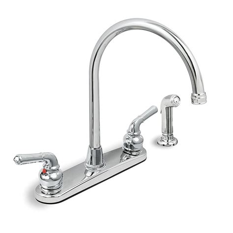 Best 2-Handle Standard Kitchen Faucet With Side Sprayer – Home Appliances