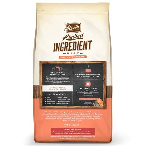 Merrick Limited Ingredient Diet Grain Free Real Salmon & Chickpeas ...