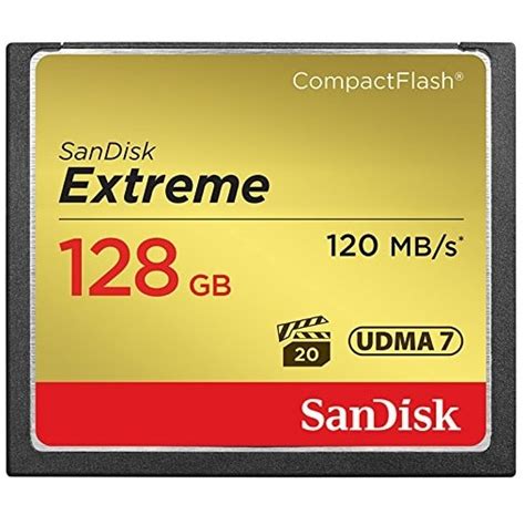 128GB CF Extreme Sandisk CompactFlash Memory Card (SDCFXSB-128G-G46 ...