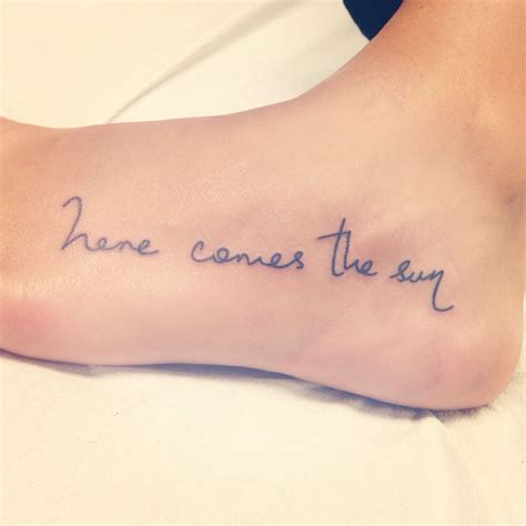 Here Comes The Sun Tattoo