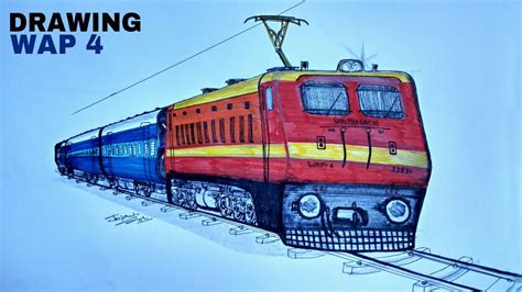 Train Drawing Images at PaintingValley.com | Explore collection of ...