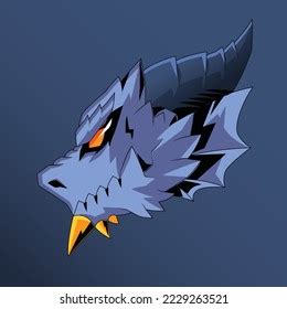 Mascot Gaming Logo Dragon Vector Stock Vector (Royalty Free) 2229263521 ...