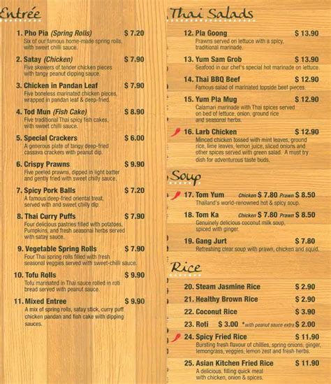 The Asian Kitchen & Bistro Menu - Urbanspoon/Zomato