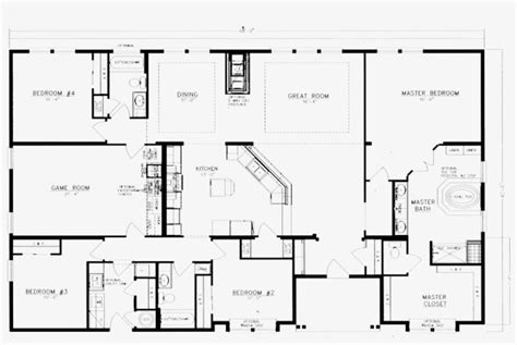 5 Bedroom Barndominium Floor Plans