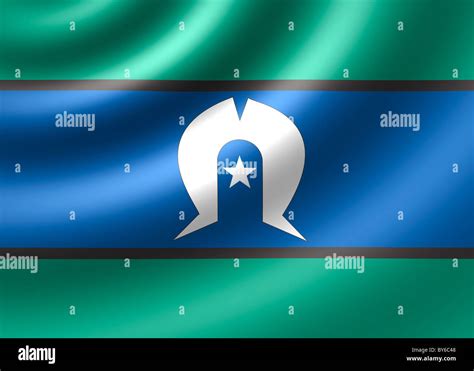 Torres Strait Islander flag Stock Photo - Alamy