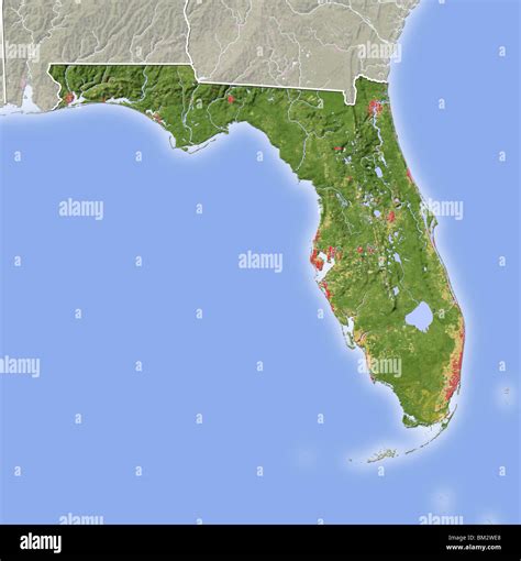 Florida Elevation Map