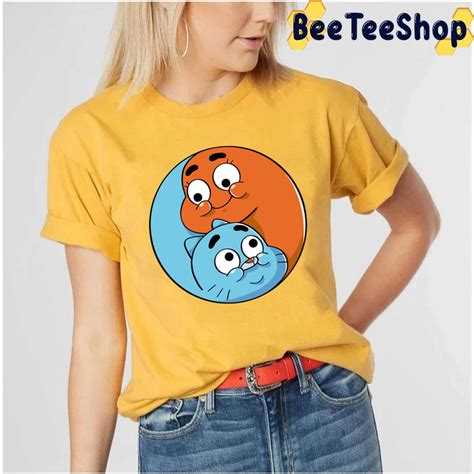 Gumball And Darwin Siblings Fusion Trending Unisex T-Shirt - Beeteeshop