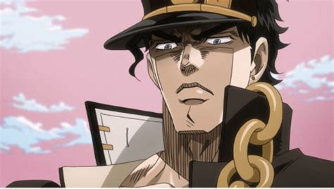 Jotaro Kujo Angry Face Blank Template - Imgflip