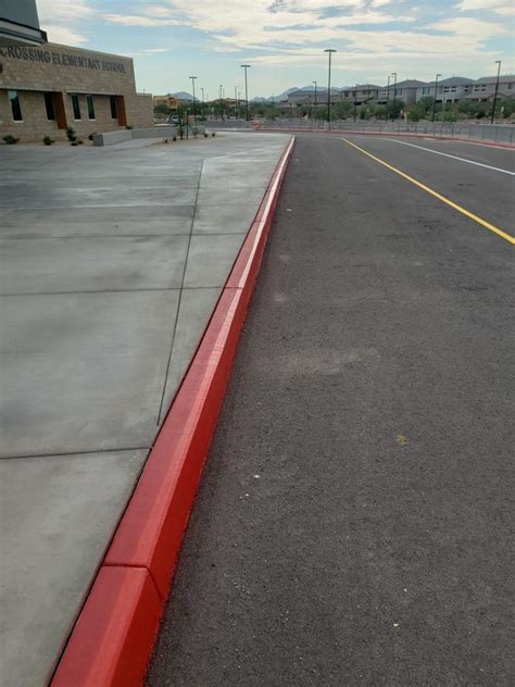 Red Fire Lane Curb Painting Near Me - Moyers Contracting