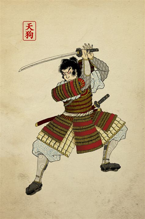 Old Japanese Samurai Painting at PaintingValley.com | Explore ...