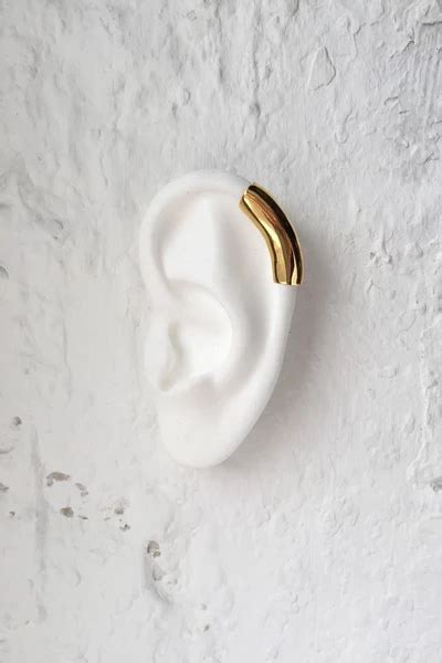 Helix ear cuff in gold – Artofit