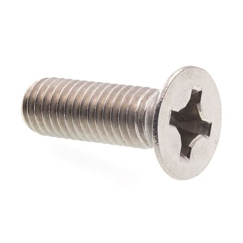 9121740 - Machine Screws, Metric, Flat Head, Phillips Drive, M8-1.25 X ...