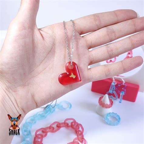 STL file Heart Charm (Heart Jewelry Set) 💜 ・3D printing design to ...