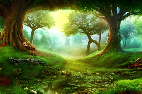 Fairy Forest Background