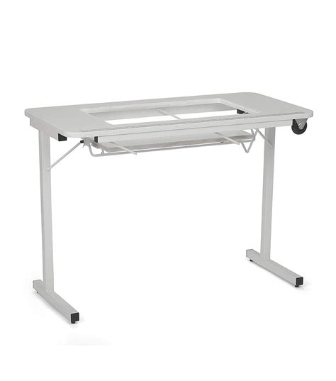 White Sewing Table with Wheels | JOANN