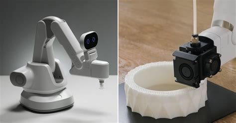 HUENIT robot arm features AI vision, 3D printing and laser engraving