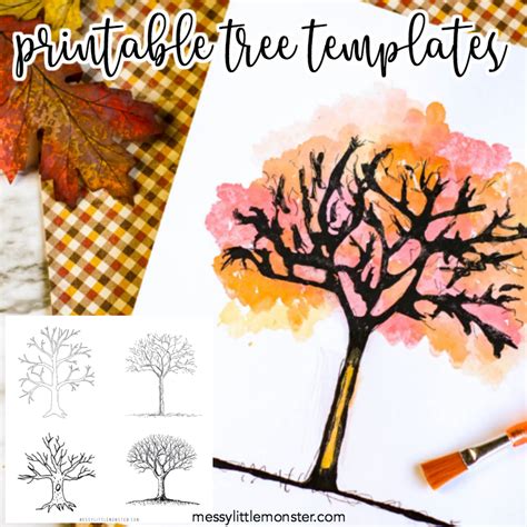 Printable Tree Branch Stencil