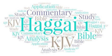 Haggai 1 KJV Commentary Analysis Application Bible Study – Explaining ...