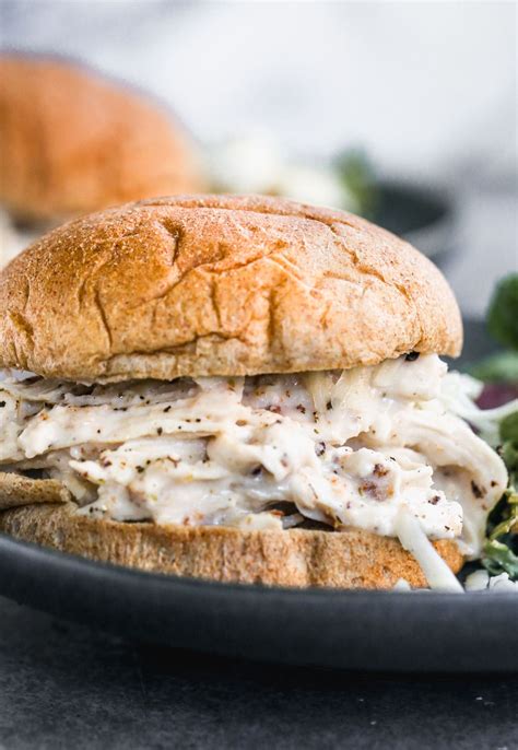 Shredded Chicken Sandwich – WellPlated.com