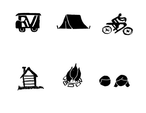 State Park Pictograms, Logo and Bussiness Identity by Mariella Kolkman ...