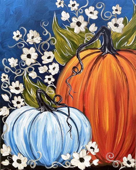 Paint & Sip: 'Flowers & Pumpkins' | Downtown Livermore, CA