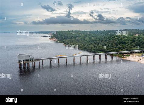 Shore of the Amazon river, Manaus, Amazonas state, Brazil Stock Photo ...