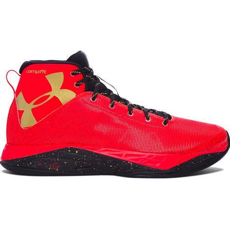 Under Armour Men's Ua Fireshot Basketball Shoes in Red for Men | Lyst