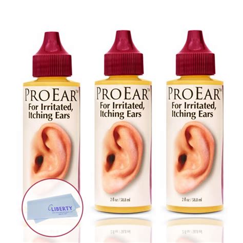 MiraCell ProEar Dry Itchy Ear Relief Value Pack (3 Pack of 2oz Ear ...