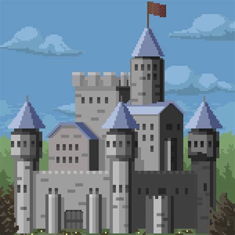 Castle Guard Pixelart Pixel Art Games Pixel Art Design Pixel Art ...