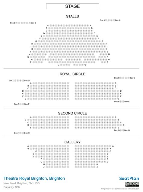 Theatre Royal Brighton Seating Plan & Seat View Photos | SeatPlan