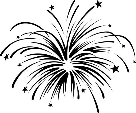 Fireworks White Background Clipart