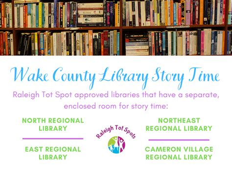 Wake County Library Story Time - Raleigh Tot Spots