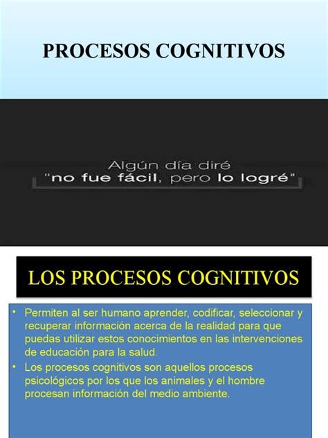 Procesos Cognitivos | PDF | Percepción | Memoria