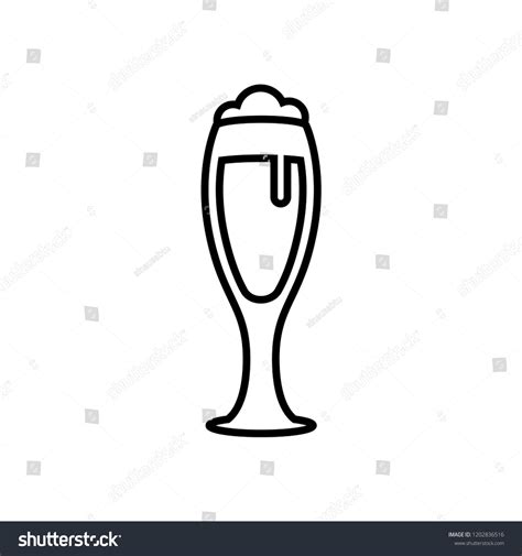 Beer Glass Logo Design Template Stock Vector (Royalty Free) 1202836516 ...