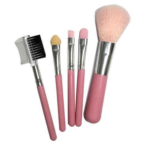 5 Pcs/Lot Pink Professional Makeup Brush Set Good Quality Make Up ...