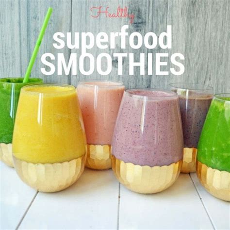 6 Healthy Superfood Smoothies – Modern Honey