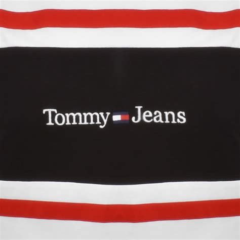 Tommy Jeans Logo T Shirt White | Mainline Menswear United States