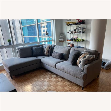 Ashley Furniture Gray Sectional Sofa - AptDeco