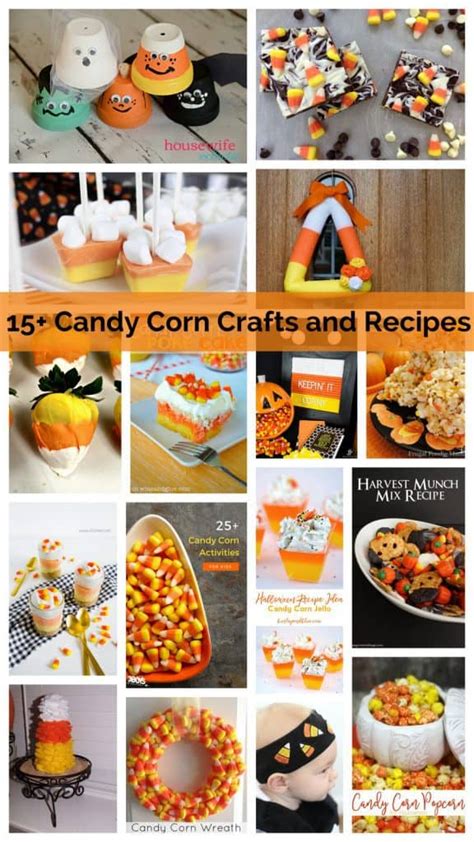 15+ Candy Corn Crafts and Recipes - Housewife Eclectic