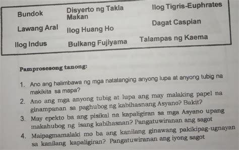 Llog Indus Bulkang Fujiyama Talampas Ng Kaema Pamprosesong Tanong 1