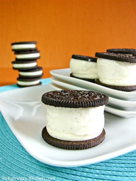 Oreo Ice Cream Sandwiches