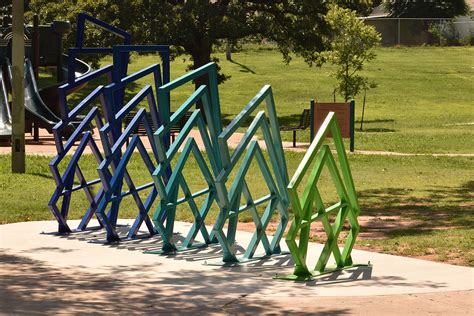 EVOLVE, Sculptural Bike-rack Group — Beatriz Mayorca