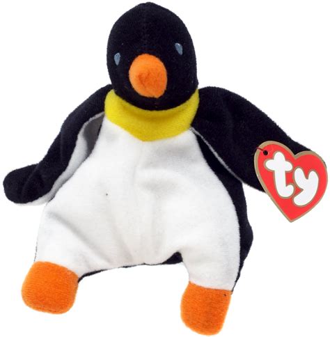 Beanie Babies McDonalds Waddle the Penguin Beanie Baby Plush 11 Ty - ToyWiz