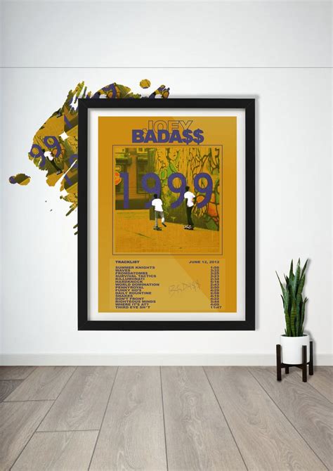 Joey Badass 1999' Album Tracklist Print | Etsy