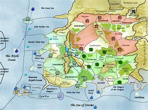 Map Of Wheel Of Time - Maping Resources