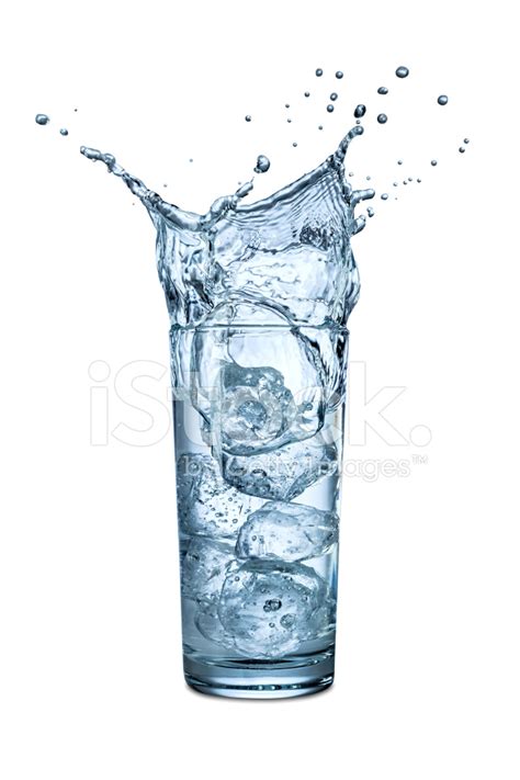 Water Glass Ice Splash Stock Photo | Royalty-Free | FreeImages